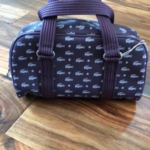 NWOT Lacoste travel bag